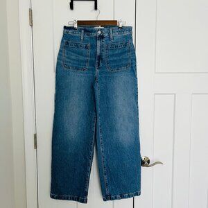 Madewell Emmett Wide Leg Jeans, Size 30